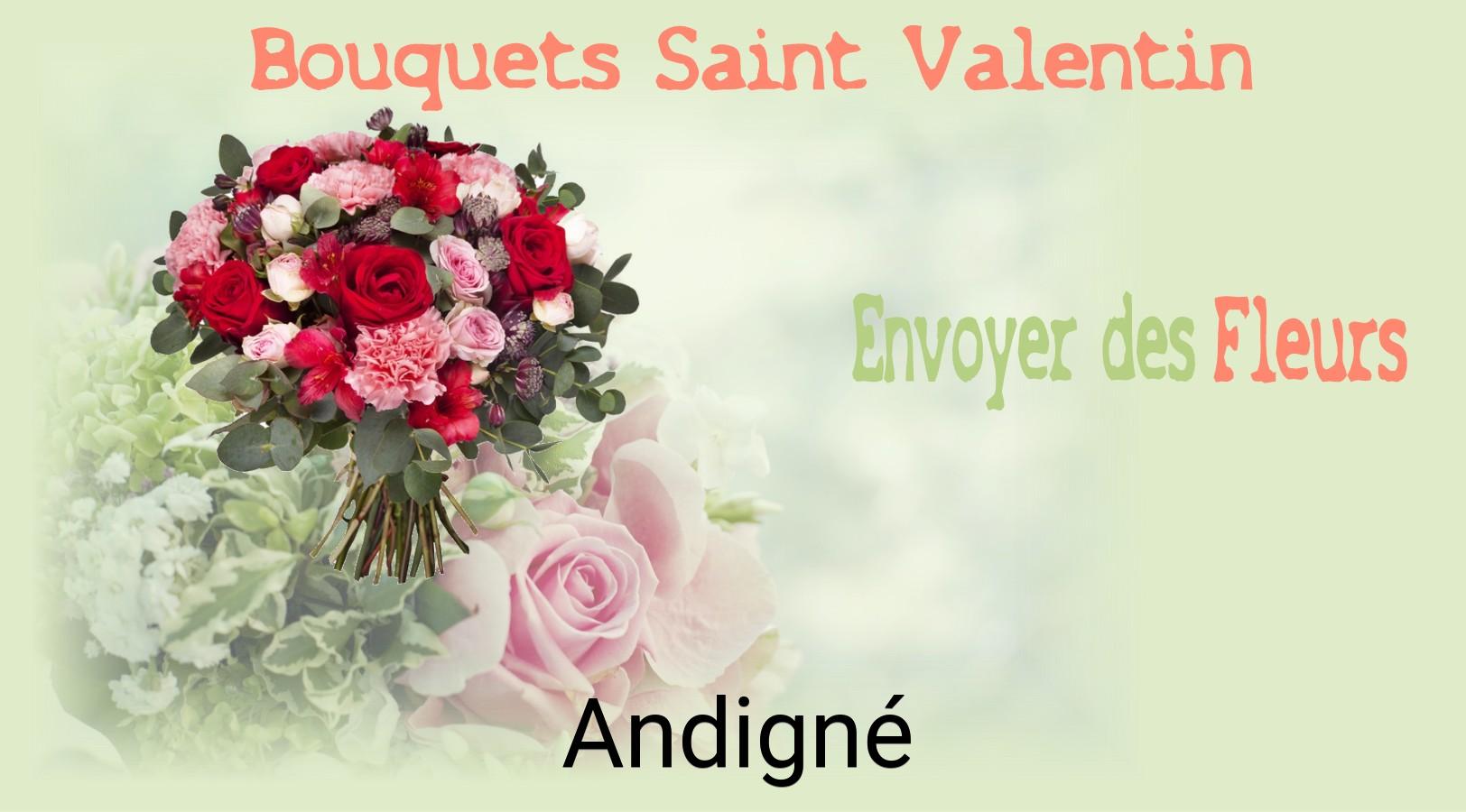 Roses de Saint-Valentin livrées à Andigné